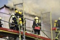 Dachstuhlbrand Koeln Poll Geislarerstr P242